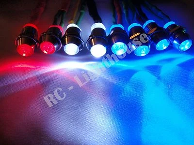 RC Lights for Traxxas, Losi HPI CEN Crawlers 2W2R4B 5mm - Image 1 of 3