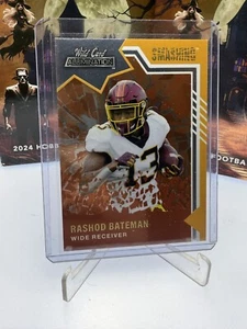 Rashod Bateman 2021 Wild Card Alumination Smashing Holo-Lux Rookie RC - Imagen 1 de 2