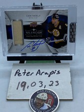 2017-18 Upper Deck Splendor Showpieces Blue #SPCN Cam Neely STICK AU 7/15