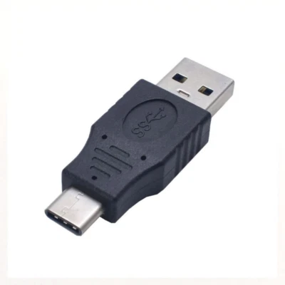 USB 3.0 A Male to USB 3.1 Type C Male Sync Data Power Supply Adapter Converter - Image 1 of 4