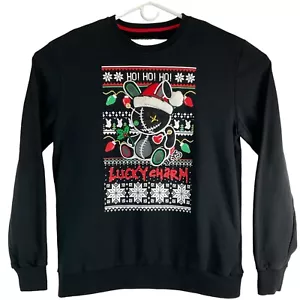 BKYS schwarz Schlüssel Sweatshirt Herren Gr. 3XL (scheint kleiner) Weihnachten Glück Charm - Bild 1 von 10