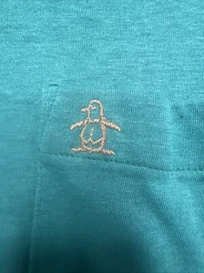 Penguin Shirt VTG Grand Slam Munsingwear 70s 80s Green Shirt Sz 1 XL Tall - Picture 1 of 10