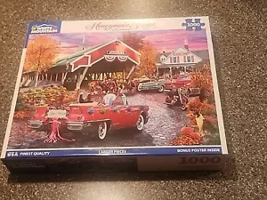 White Mountain Honeymoon Bridge 1000 Piece Jigsaw Puzzle Preowned Used - Picture 1 of 4