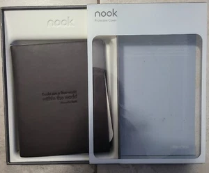 Nook Italian Faux Protective Cover Made For Nook 2nd Edition- Walnut Color - Picture 1 of 4