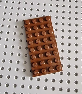 LEGO Platte Bauplatte Basisplatte flach 1 stk alt braun 4x8 brown 3035 R2 - Bild 1 von 1