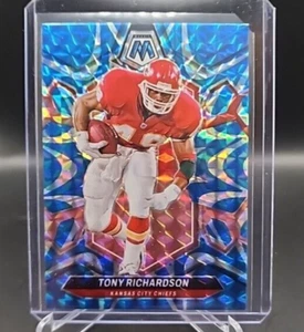 2024 Mosaic Blue Prizm Tony Richardson Kansas City Chiefs - Picture 1 of 5