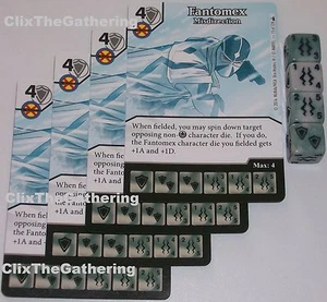 4 X FANTOMEX: MISDIRECTION 15 Deadpool Dice Masters - Picture 1 of 1
