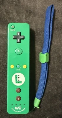 LUIGI Motion Plus Official Nintendo Wii Remote - OEM Controller - Authentic - Image 1 of 3