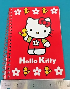 Vintage Sanrio Hello Kitty Bird Paper Spiral Bound 5" Notebook 35 Sheets 1999 - Picture 1 of 4