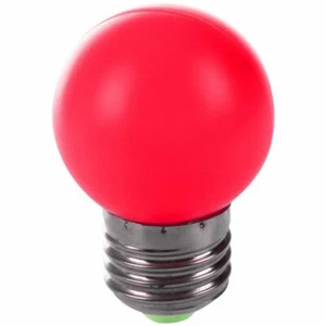 E27 LED Light Warm Red Bulb Plastic Bulb (0.5W Power, Red) V5G6G6 - Picture 1 of 4