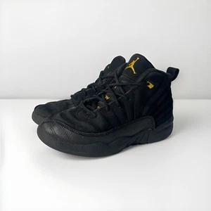 Nike Air Jordan 12 Retro (PS) Black Taxi 151186-071 Youth Größe 2Y Guter Zustand - Bild 1 von 6