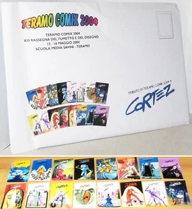 TERAMO COMIX 2004 - TRIBUTO A CORTEZ - 16 CARTOLINE CON BUSTA - NUOVE - Imagen 1 de 5