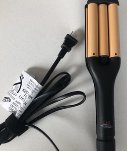 CHI Ceramic Triple Waver Iron, Curling Iron Creates Long-Lasting Frizz-Free, Wav - Picture 1 of 10