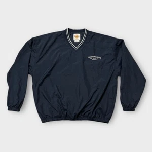 Hard Rock Cafe Orlando  XL Pullover Windbreaker VNeck Shirt Long Sleeve Vtg Y2K - Picture 1 of 8