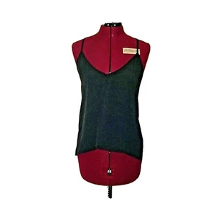 Kirra Tank Top Cami Women Lace Back Hi Low Hem Size XS Keyhole Back V Neck - Picture 1 of 7