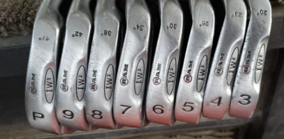 SET OF8 RAM FX3 IW2 CAVITY BACK GOLF IRONS 3-PW  W REG STEEL SHAFTS EXCELL - Image 1 of 4