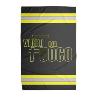 Plaid Pile Vigili Del Fuoco Pompieri VVF Firefighter - Immagine 1 di 4