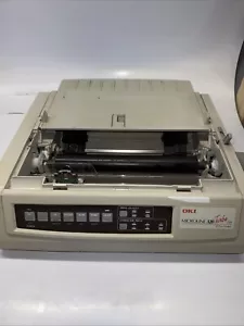 UNTESTED Okidata Microline 320 Turbo GE7000A 9-Pin Mono Dot Matrix Printer - Picture 1 of 3