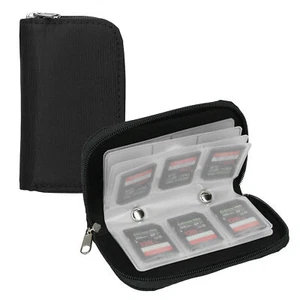 Etui na Micro SD SD SD SDHC - 22 przegródki z zamkiem błyskawicznym - Zdjęcie 1 z 7