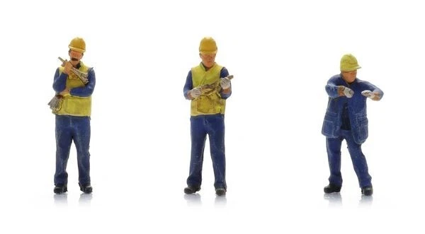 HO Artitec Railway Workers #622.5870035 Hand Painted - Image 1 of 1