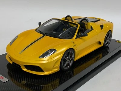 1/18 MR Collection Ferrari F430 Scudera 16M IN Tristrato Giallo IN Carbonio Basi - Immagine 1 di 4