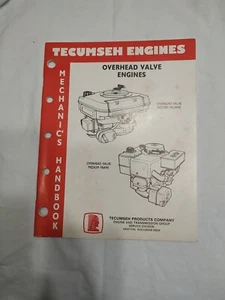 Tecumseh Overhead Valve Engines Mechanics Service Repair Handbook Manual 6/93 - Bild 1 von 7