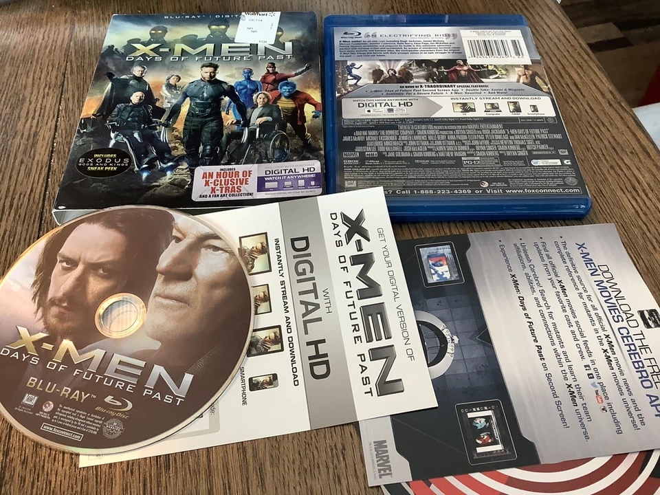 X-Men: Days of Future Past Blu-ray 2014 Used Action Marvel Fun Free USA Ship - Image 1 of 1