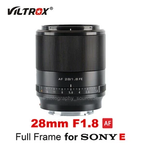 VILTROX 28mm F1.8 FE Full Frame Portrait Auto Focus Lens For Sony E-mount Camera - Picture 1 of 8