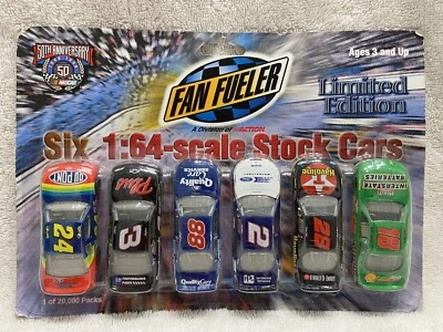 Fan Fueler 6 Stock Cars 50th Anniversary Nascar Limited Edition 1:64 Scale - Image 1 of 4