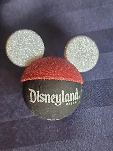 Disneyland Mickey Ears Rojo Plata Brillo Antena Topper - Imagen 1 de 6