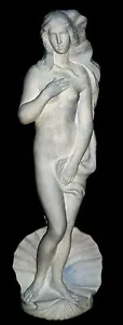 Escultura Nacimiento de la Diosa Griega Afrodita del Amor y la Belleza #Botticelli 50 cm - Imagen 1 de 4