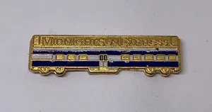 Midnight Sun Express Zug Anchorage Fairbanks Alaska Souvenir Anstecknadel (96-2) - Bild 1 von 3