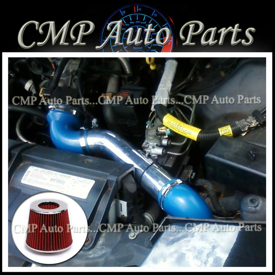KIT DE ADMISIÓN DE AIRE FRÍO AZUL ROJO APTO PARA CHEVY CAMARO PONTIAC FIREBIRD 1995-1997 3,8 L Foto 1 de 1