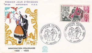 Francia 1973 FDC Immigrazione Polacca yt 1740 - Picture 1 of 1