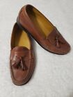 Cole Haan NikeAir Mens Tassel Loafers Size 9.5 M Brown Leather Casual C06982