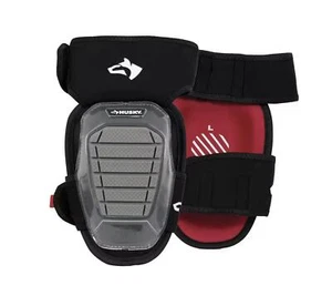 Husky grau Gel Soft Cap Neopren Scharnier Knieschützer mit verstellbaren Trägern - Bild 1 von 3