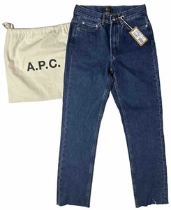 Jeans nuovi APC lavati indaco Delave Rudie taglio dritto da uomo taglia 24 prezzo al pubblico consigliato $265 - Foto 1 di 17