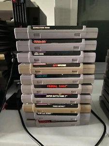Vintage SNES Game Cartridges Cleaned and Tested You Pick Power Instinct - Picture 1 of 11