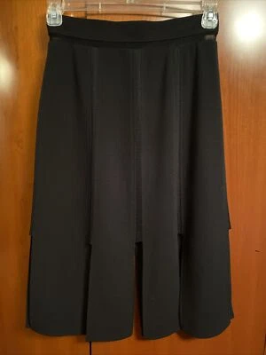Falda negra ABS by Allen Schwartz talla 6 nueva sin etiquetas Foto 1 de 4