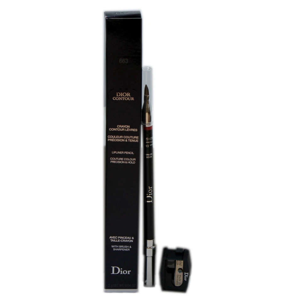 DIOR CONTOUR LIPLINER PENCIL WITH BRUSH & SHARPENER 1.2G #663 NIB-F077135663 - Image 1 of 1