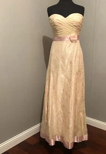 Jump Apparel Damen Kleid Größe 5/6 neu mit Etikett Abschlussball Spitze und Satin - Bild 1 von 4