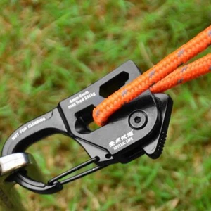 1Pc Rope Tightener Quick Fix Tent Rope Tensioner Self-locking Tent Cord Adjuster - Picture 1 of 12