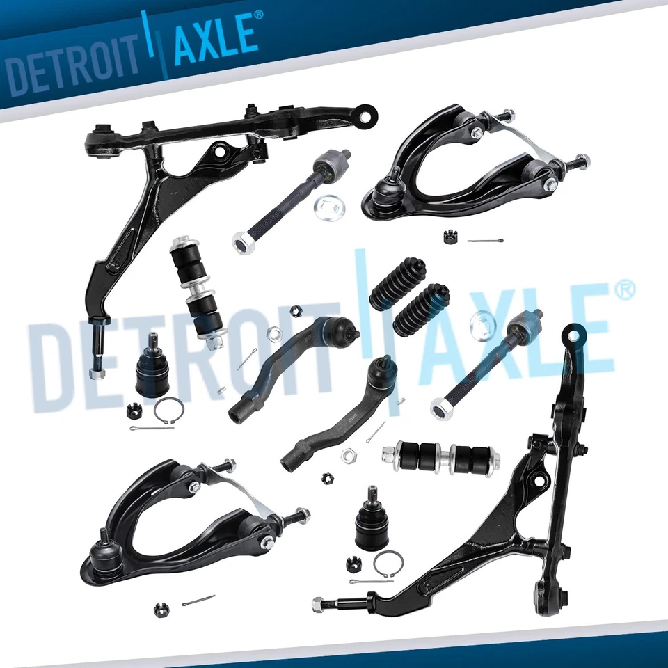 Front Upper Lower Control Arm Tie Rod Sway Bar for 1994 1995 Acura Integra Civic - Image 1 of 4