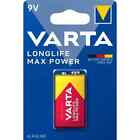 Bateria alkaliczna VARTA Longlife Max Power", blok elektryczny (9V)