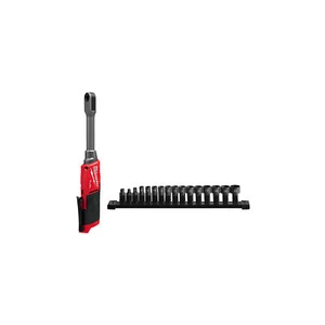 Milwaukee M12 FUEL INSIDER 1/4in.–3/8in. Extended Reach Box Ratchet, Drive Size - Picture 1 of 8
