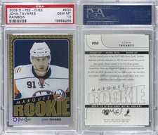 2009 O-Pee-Chee Marquee Rookies Foil Rainbow John Tavares #800 PSA 10 Rookie RC