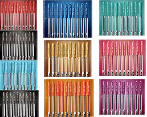 Penna gel scintillante glitter scintillante Linc Shine 10 pezzi per casa scuola ufficio - Foto 1 di 11