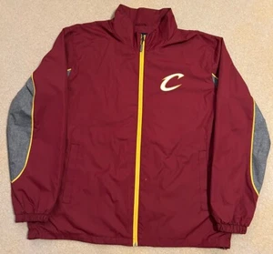 Cleveland Cavaliers Carl Banks Embroidered Windbreaker Full Zip Jacket XXL - Picture 1 of 8