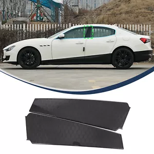 Car Window Center Post Trim For Maserati Ghibli 2014-2021 Honeycomb Style Carbon - Bild 1 von 7