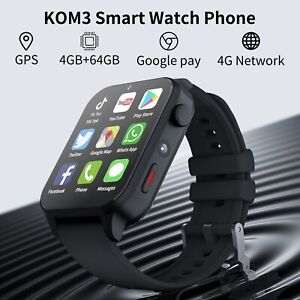 2025 4G Smart Watch Phone 4GB 64GB Android LTE GPS HD Camera SIM Card Fitness